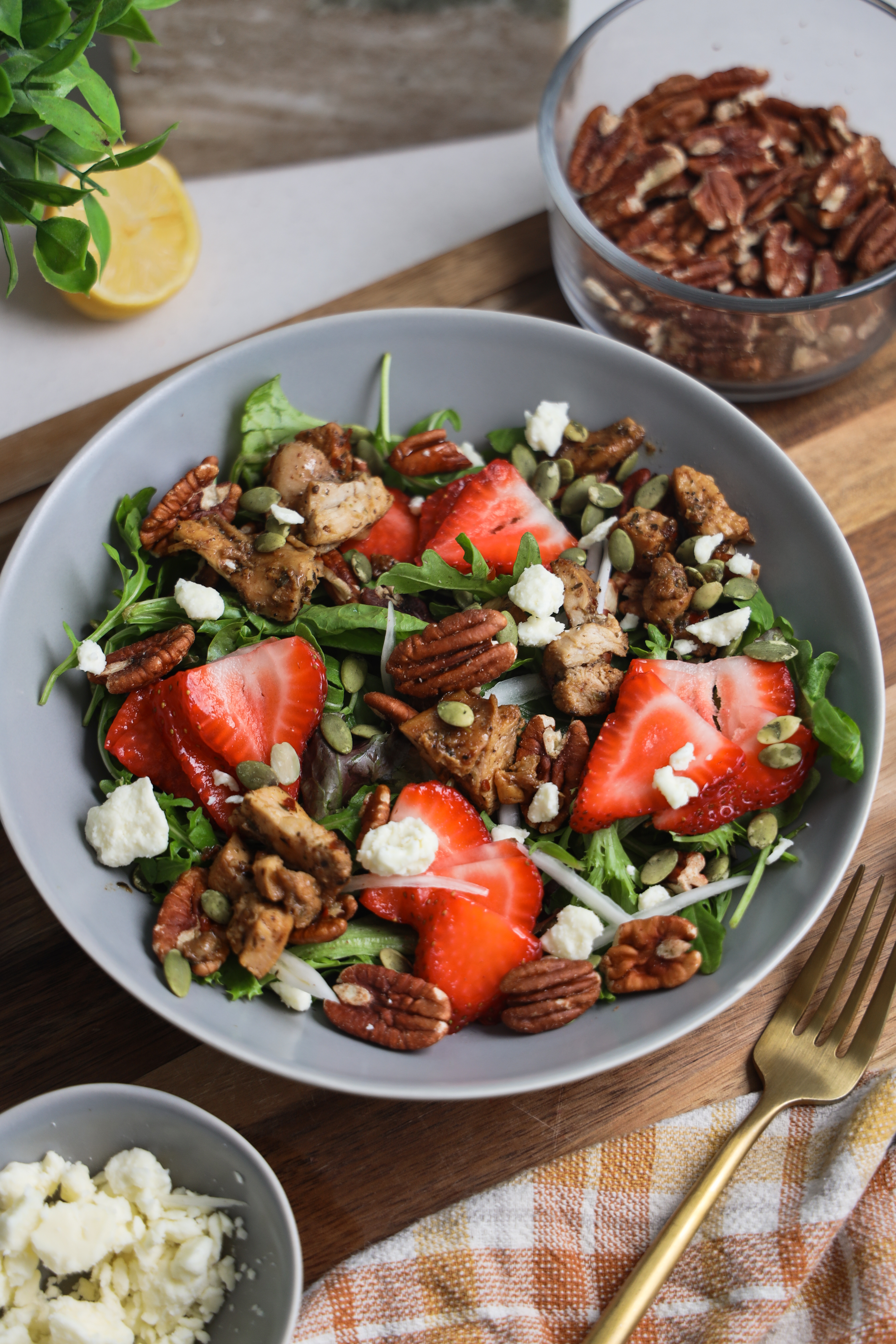 Ultimate Strawberry Pecan Summer Salad