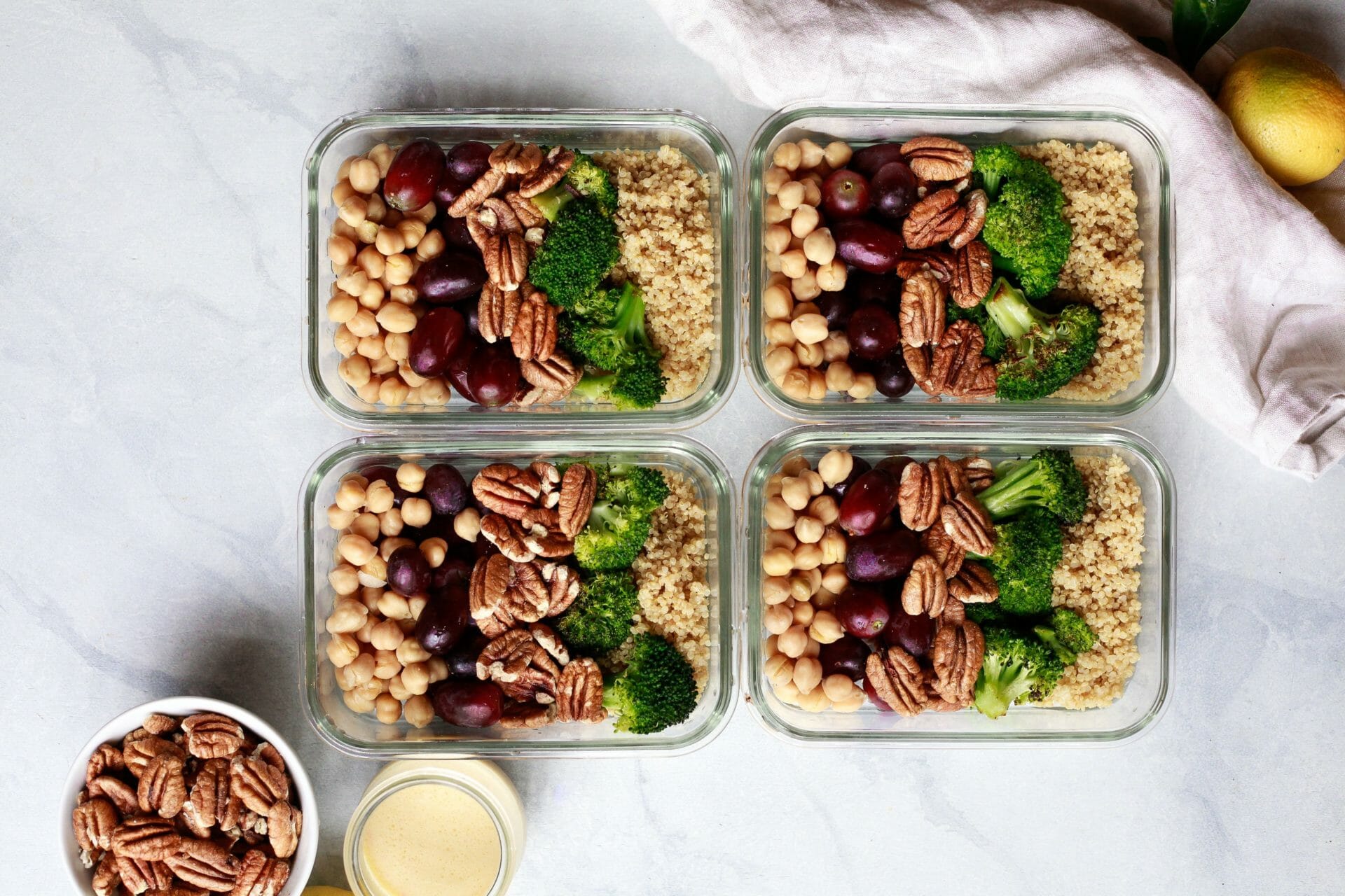 Vegan Quinoa Pecan Bowls
