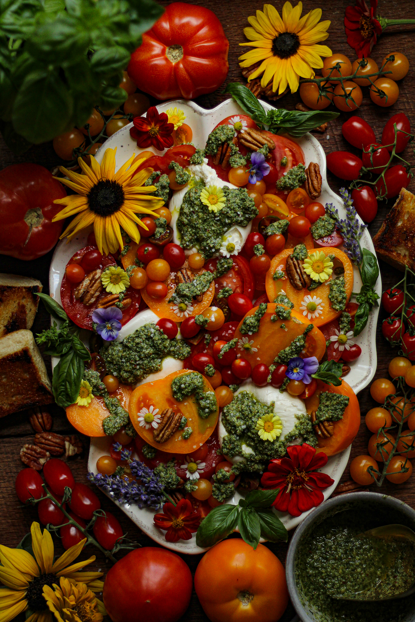 Pecan Pesto Caprese