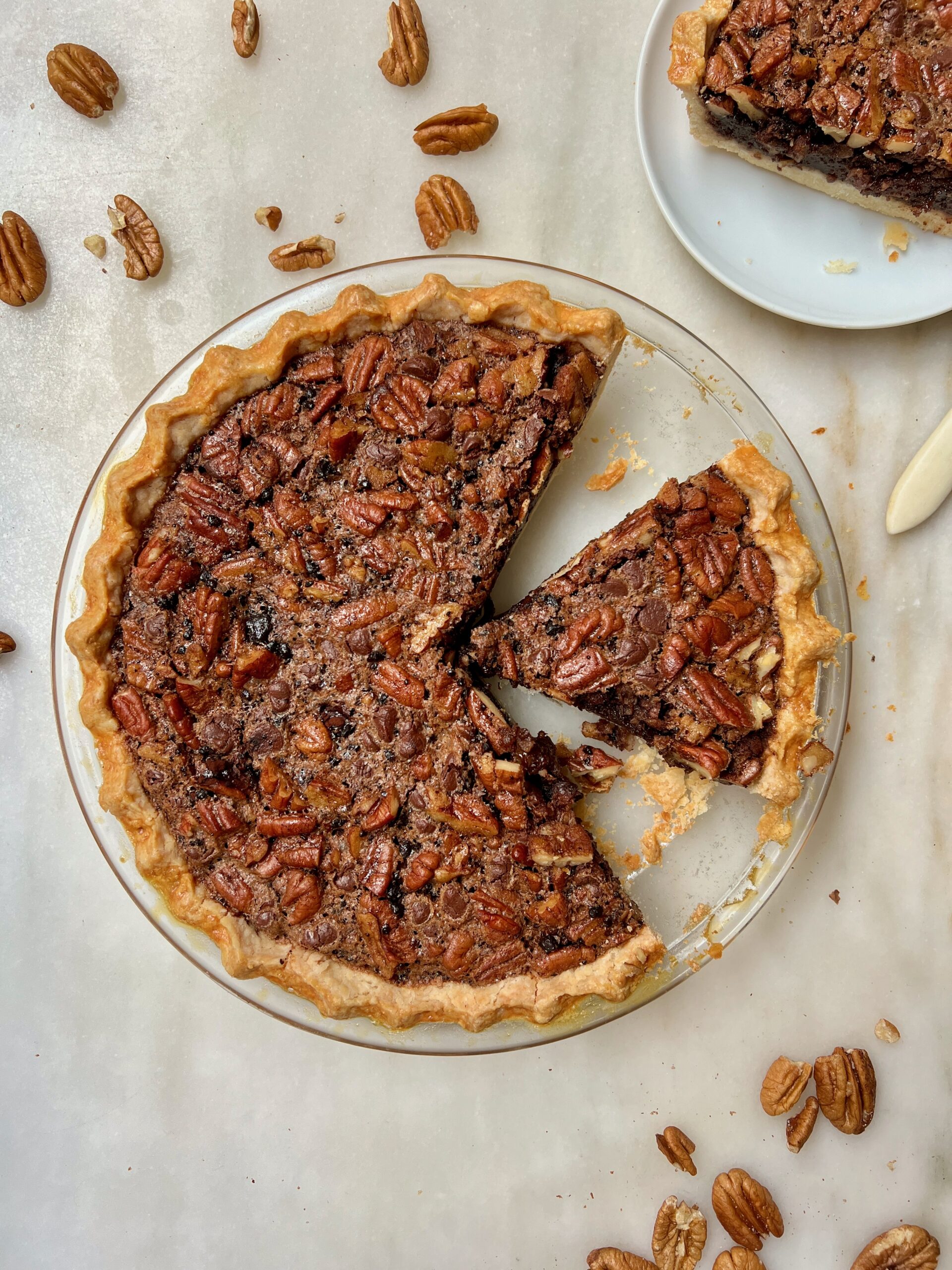 Maple Chocolate Pecan Pie