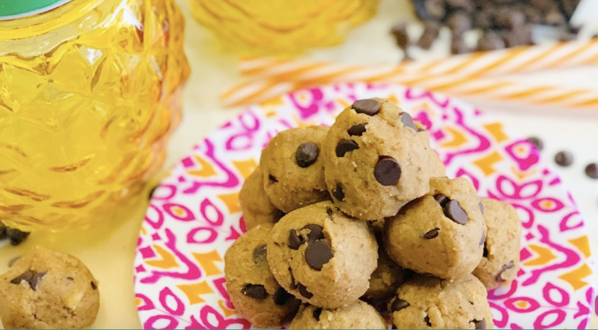 Pecan Chickpea Cookie Dough Bites